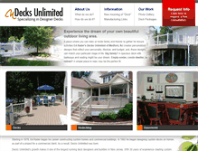 Tablet Screenshot of njdecksunlimited.com